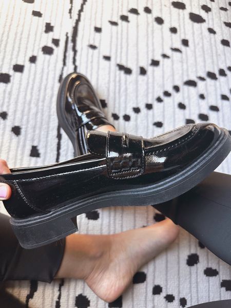 Less than $25! Whole sizes only, so I sized up to an 8. Love these patent penny loafers 

#LTKshoecrush #LTKfindsunder50
