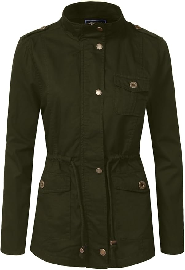 J. LOVNY Women's Versatile Military Anorak Jacket in Various Styles S-3XL | Amazon (US)