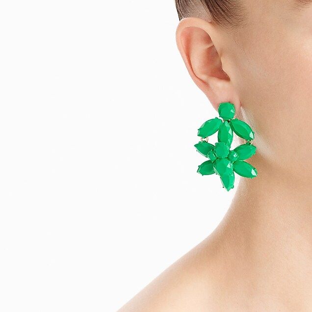 Colorful floral earrings | J.Crew US