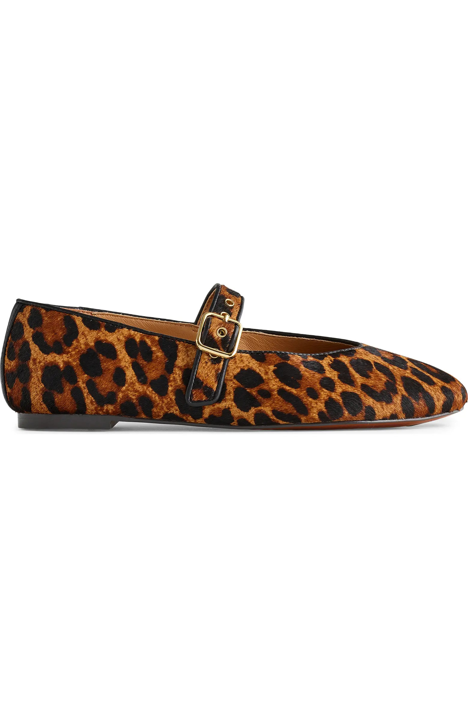 The Remy Leopard Mary Jane Flat (Women) | Nordstrom