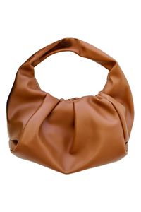 Take It Away Camel Leather Handbag | Pink Lily