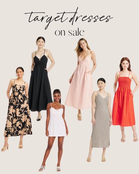 Target dresses on sale 🙌🏻🙌🏻

Summer dresses, midi dress, mini dress

#LTKstyletip #LTKSeasonal #LTKsalealert
