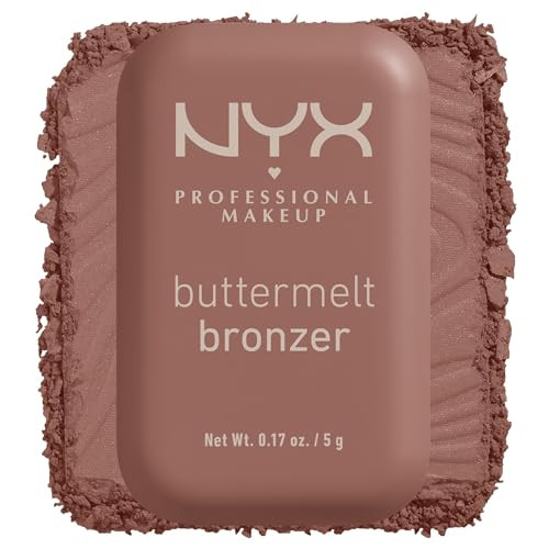 NYX PROFESSIONAL MAKEUP Matte Buttermelt Bronzer, Longwear Face Makeup with Up to 12 Hours of Wear, Vegan Formula - Butta Biscuit (Medium Rosy Warm) | Amazon (US)