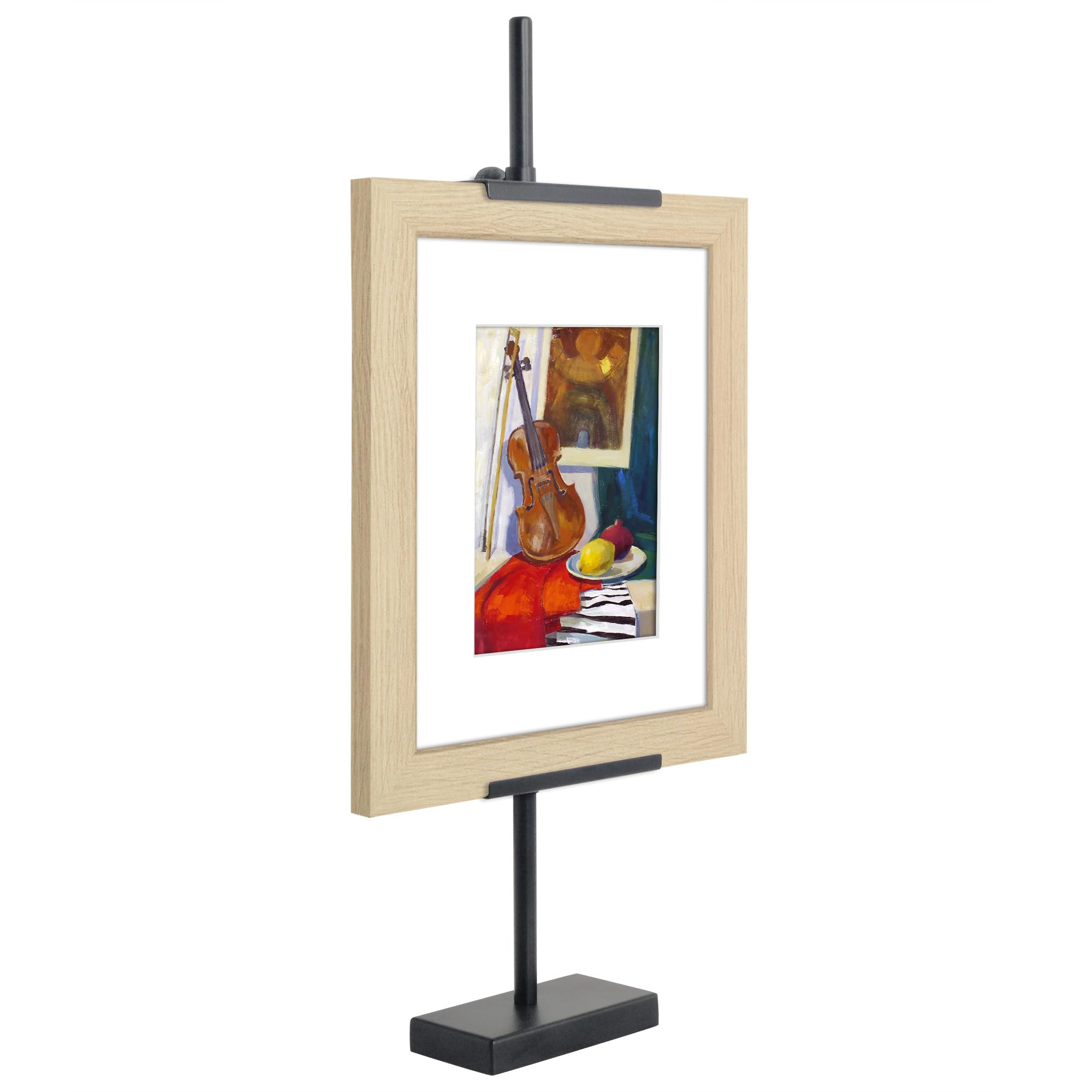 Americanflat 18" Adjustable Tabletop Easel Stand for Picture Frames up to 10x8 - Ideal Picture Frame Stand to Display Art, Signs, or Photos - Use Easel Stands for Home or Events - Black | Amazon (US)