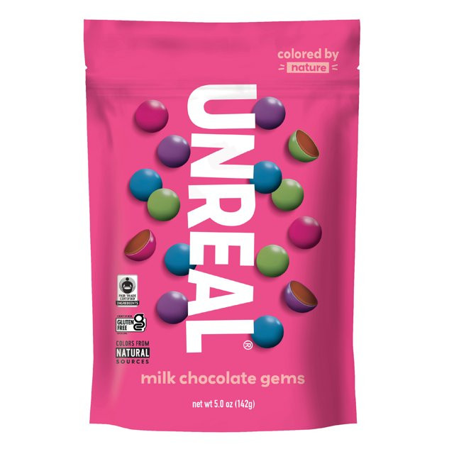 Unreal Candy Coated Milk Chocolate Gems, 6 oz | Walmart (US)