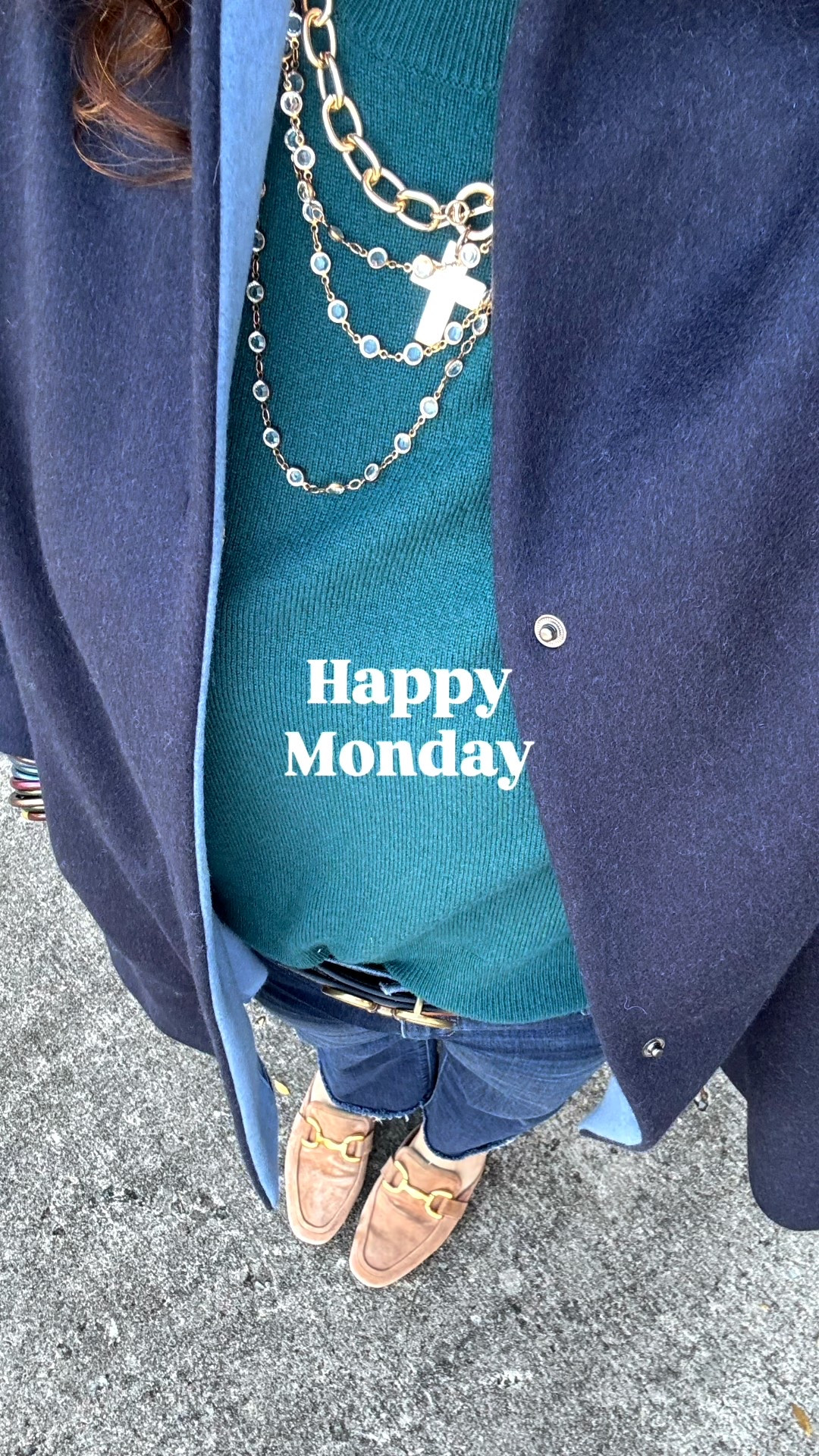 Running errands and doing a little bit of work today, so I wanna wear something that’s comfortable. Looks pulled together and gives me confidence.
Wearing a cashmere sweater, comfy jeans, slip on mules add some jewels and I’m ready to go out the door in less than five

I am a wardrobe stylist, mom of two boys (really men), a wife, and post menopausal woman in business who is 14/16 on the bottom, a L on top and I am 5’4”. 
I have been every thing from a size 10-18+

#LTKmorningroutine #LTKgrwm #LTKootd