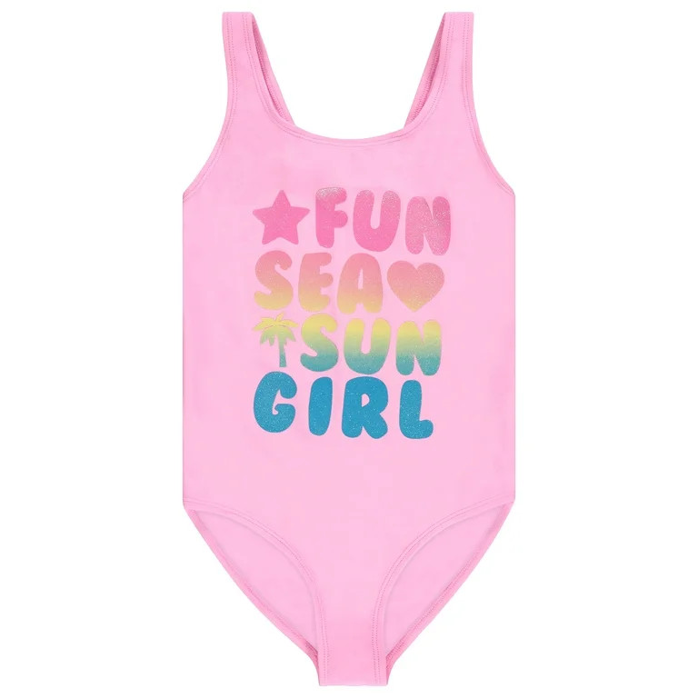 Bmagical Kids Butterfly Print Halter Suit, Swimsuit Sets (Girl’s) 2-Pack | Walmart (US)