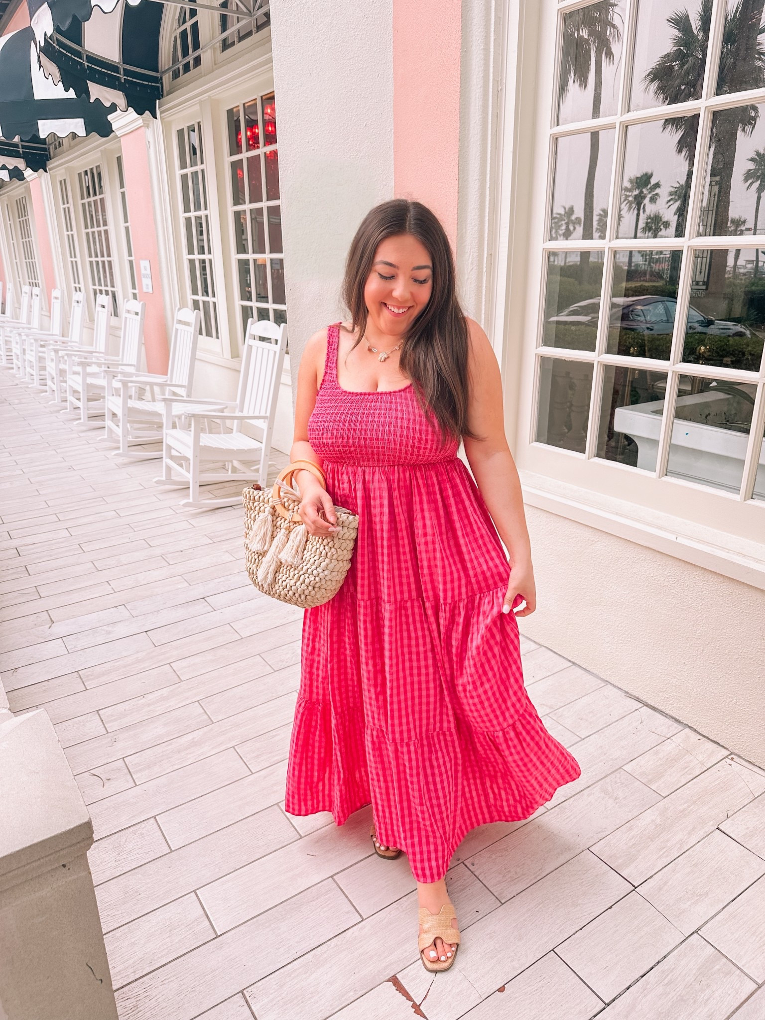 This dress is so comfy and cute for spring! It’s super stretchy as well! Wearing size M 

#LTKStyleTip #LTKMidsize #LTKPetite