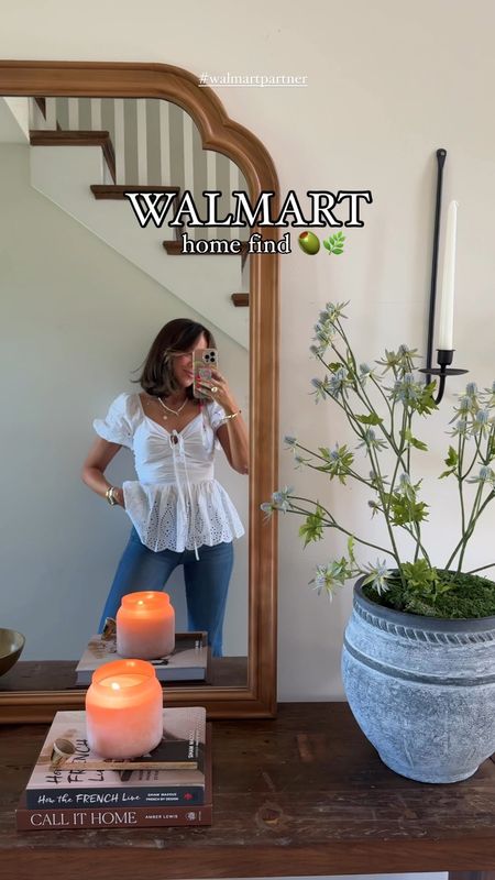 Walmart home find sale! Olive tree just under $40! Full outfit is walmart too! @walmart #walmartpartner 

#LTKSaleAlert #LTKFindsUnder50 #LTKHome