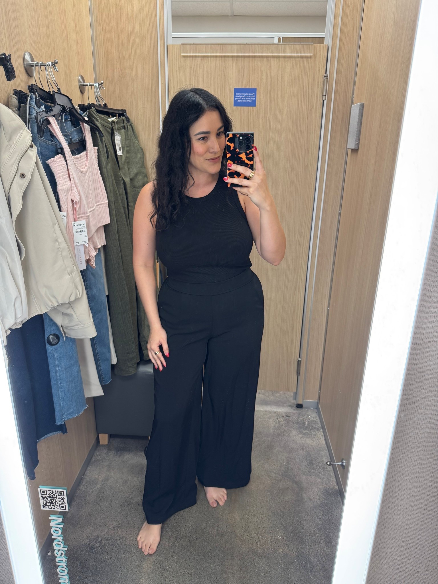 Classic black trousers that work for work, errands, or dressed-up casual days.

Tank // M
Pants // L

#LTKOver40 #LTKootd