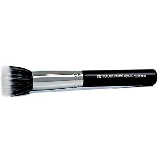 Large Stippling Foundation Makeup Brush – Beauty Junkees Flat Top Duo Fiber Synthetic Stipple M... | Amazon (US)