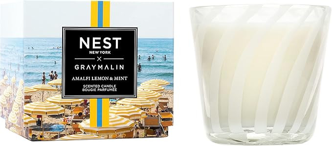 NEST New York X Gray Malin Amalfi Lemon & Mint 3-Wick Candle | Amazon (US)