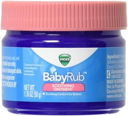Vicks BabyRub Soothing Vapor Ointment - 1.76 oz | Amazon (US)