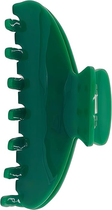 Durable Acetate Hair Clips - 4-Inch Green Claw Clips for Fine and Thick Hair (Green) | Amazon (US)