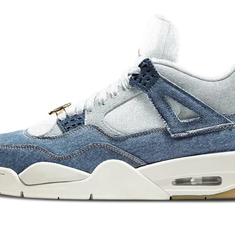 Air Jordan 4 WMNS "Denim - Worn Blue" | Stadium Goods KR
