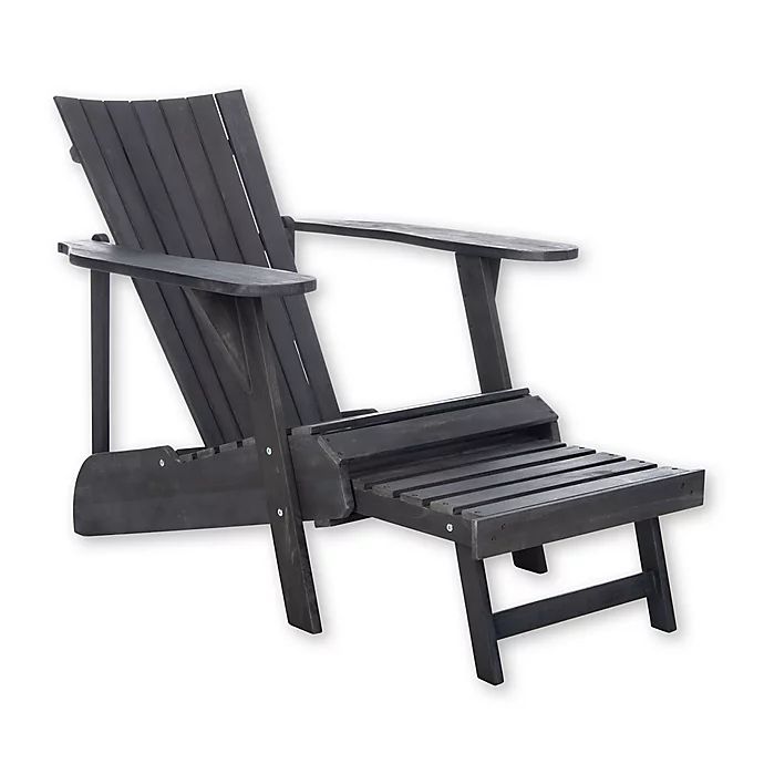 Safavieh Merlin Adirondack Chair with Retractable Footrest | Bed Bath & Beyond