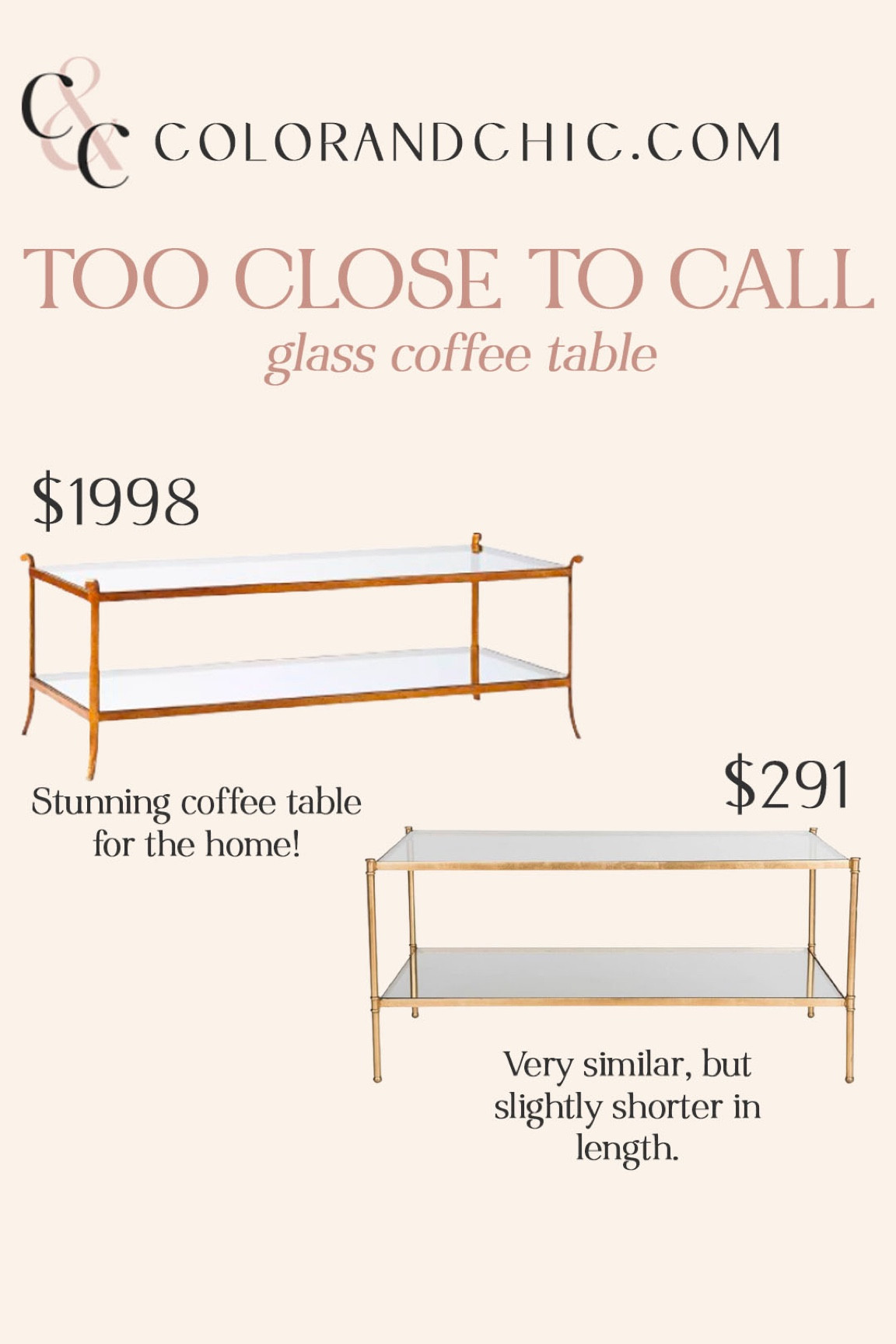 Glass coffee table that is perfect for a living room! 

#LTKhome #LTKstyletip