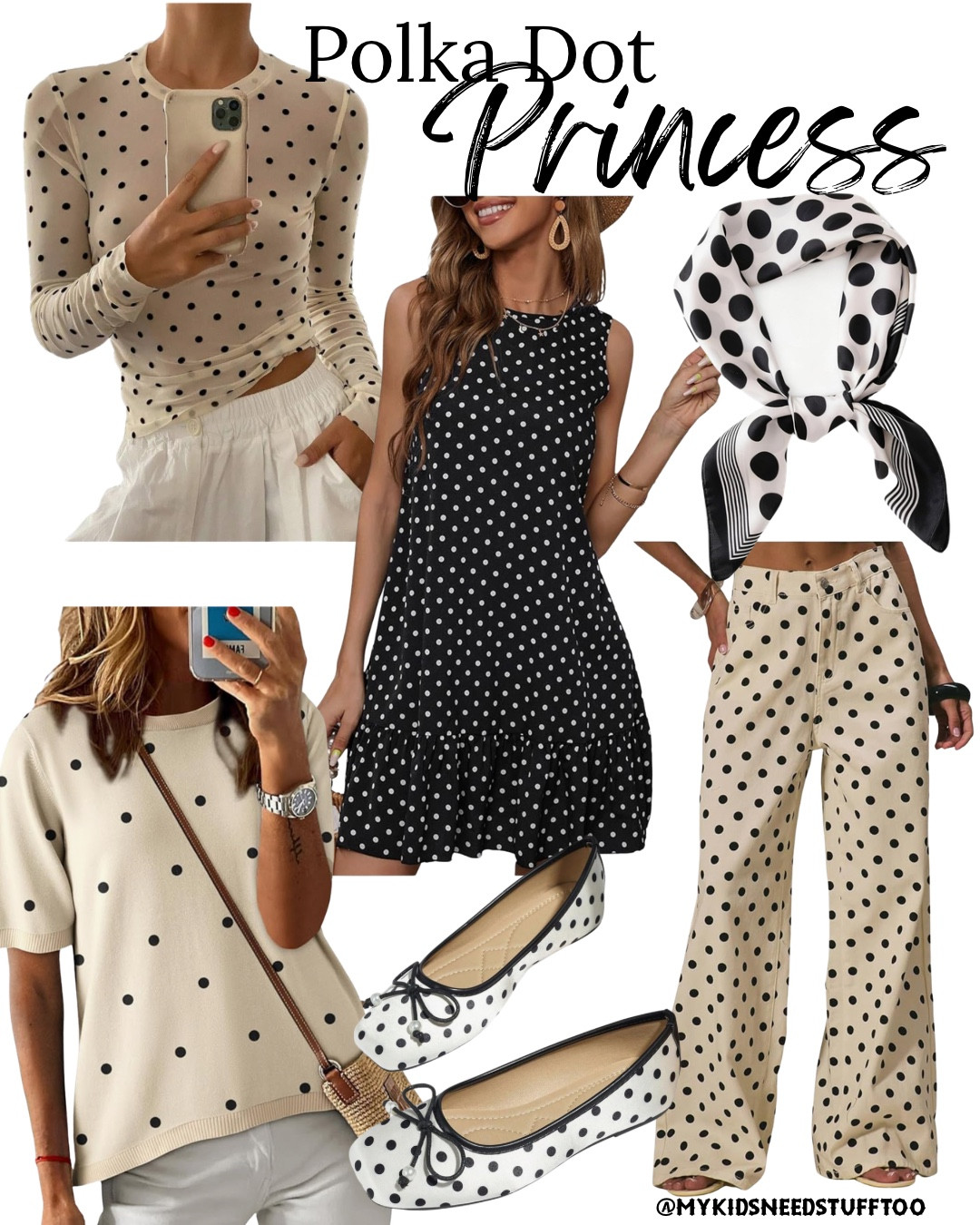 For all the women who love polka dots, shirts dresses shoes and accesories. And my favorite Polka dot pans!

#LTKmomlife #LTKootd #LTKActive