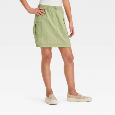 Girls' Cargo Pocket Nylon Utility Skirt - art class™ | Target