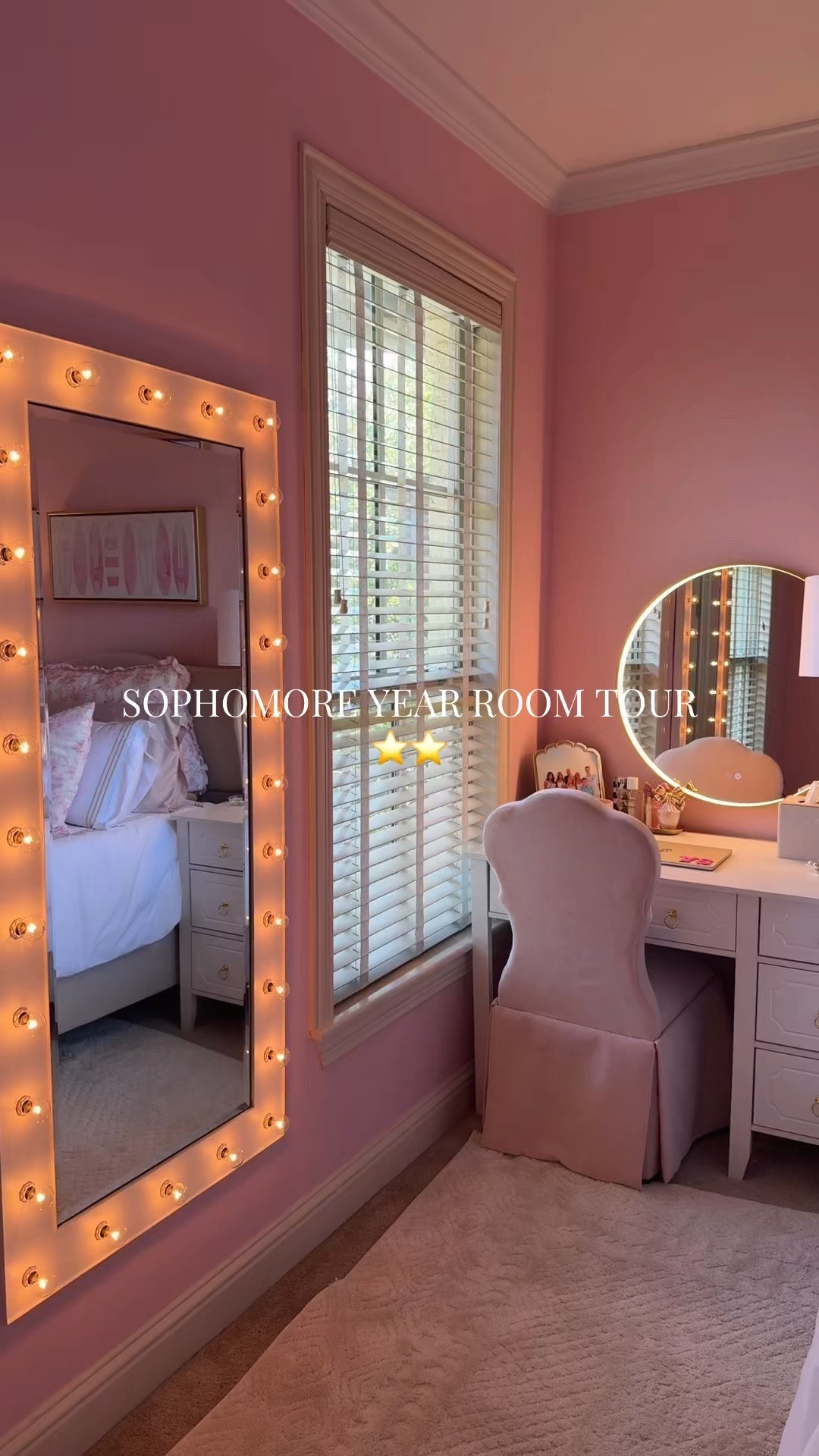 SMU room tour for sophomore year!! So many good Amazon & Wayfair finds! Linking everything here! Preppy room decor | chic room decor | chic room inspo | classy bedroom inspo | pink room decor | college room decor | LTK U | LTK home | LTK vlog

#LTKU #LTKvlog #LTKHome