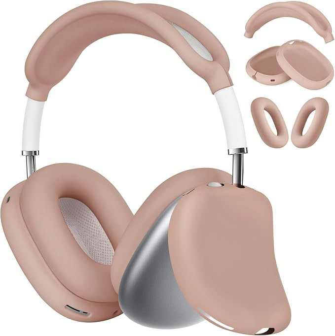 AIRSPO Airpods Max Case Cover, Silicone Case Cover for AirPods Max Headphones, Anti-Scratch Ear P... | Amazon (US)