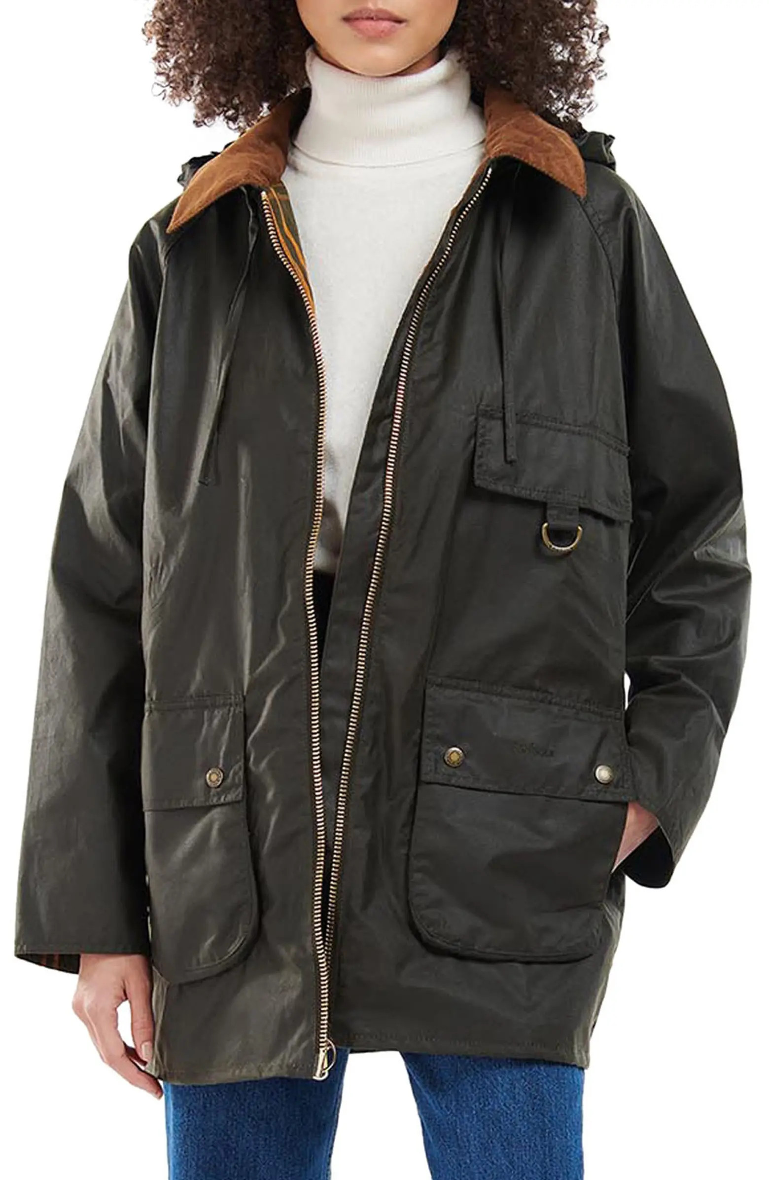 Highclere Hooded Waxed Jacket | Nordstrom