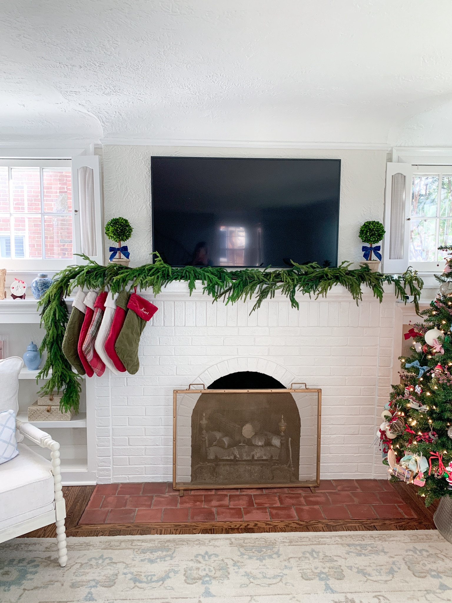 Our Christina’s mantle this year!  I love how it turned out 

#LTKHoliday #LTKSeasonal #LTKhome