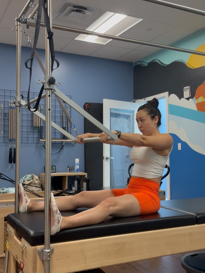 Such a great activewear set from Halara.  I was hesitant about the orange color but I got a ton of compliments on it today.  I think it will be cute to wear to Pilates again in October for Halloween!  

Use code esther22 for an exclusive discount


Sequence with Push-thru Bar on the Cadillac

Some of my favorite Pilates exercises for spinal mobility 💖

Happy spine happy life 😊

#pilates #pilatescadillac #pilatespushthrubar

#LTKFindsUnder50 #LTKSeasonal #LTKActive