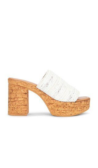 Applause Platform Sandal in White | Revolve Clothing (Global)