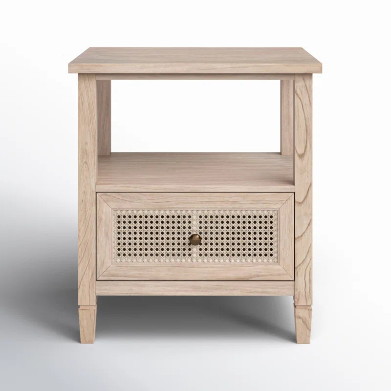 Charleston 1 - Drawer Cane Nightstand | Wayfair North America