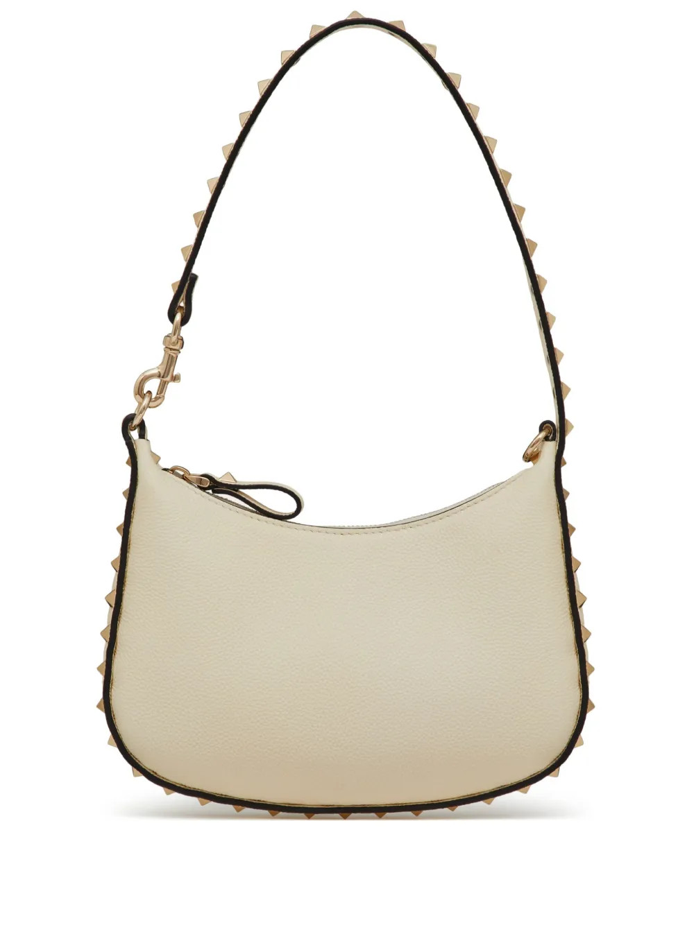 Valentino Garavani Mini Rockstud Hobo Bag | White | FARFETCH UK | Farfetch Global