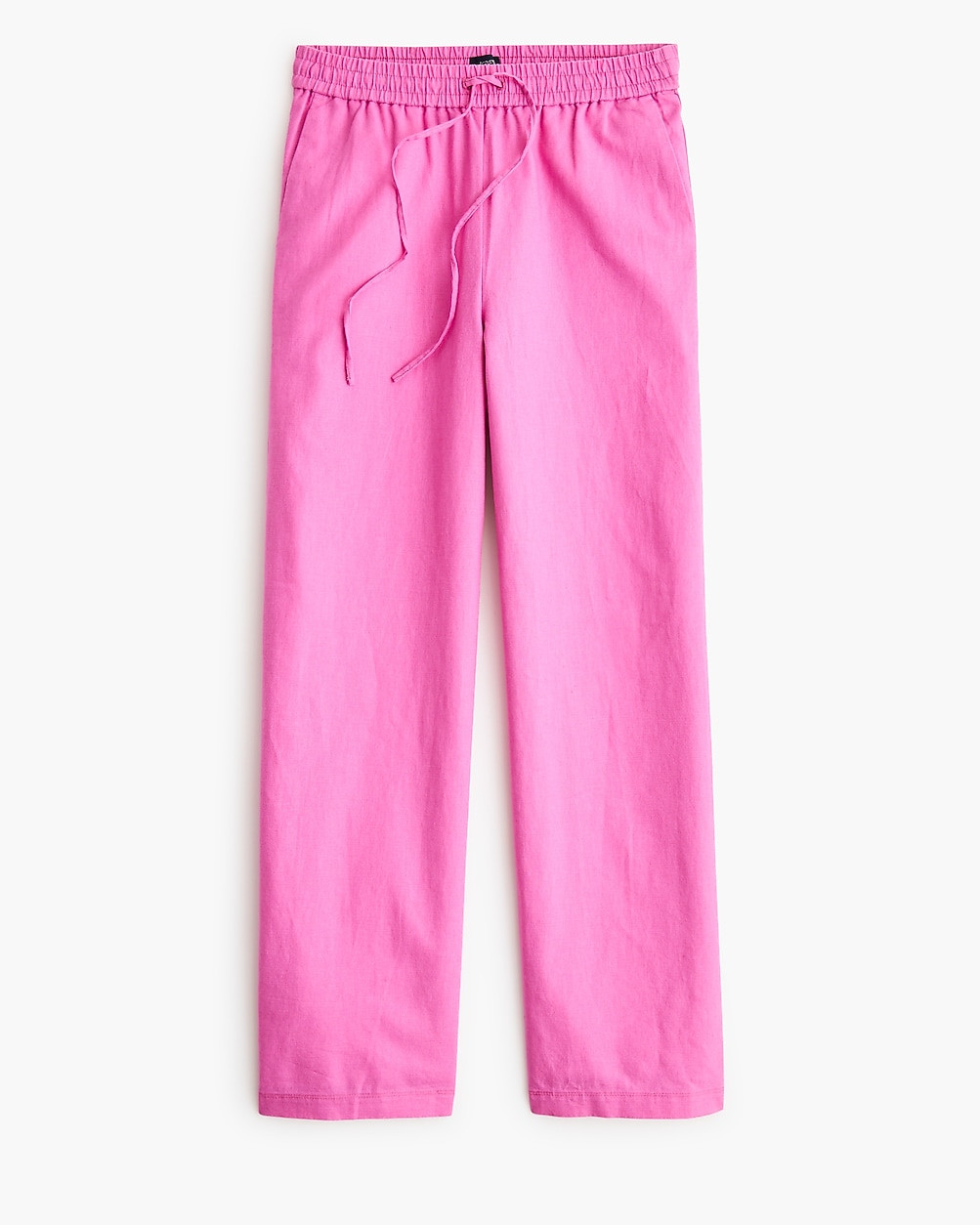 Linen-blend slim wide-leg drawstring pant | J.Crew Factory