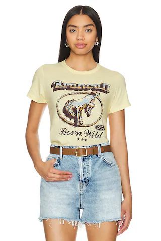 Junk Food Bronco Born Wild Tee in LYW from Revolve.com | Revolve Clothing (Global)