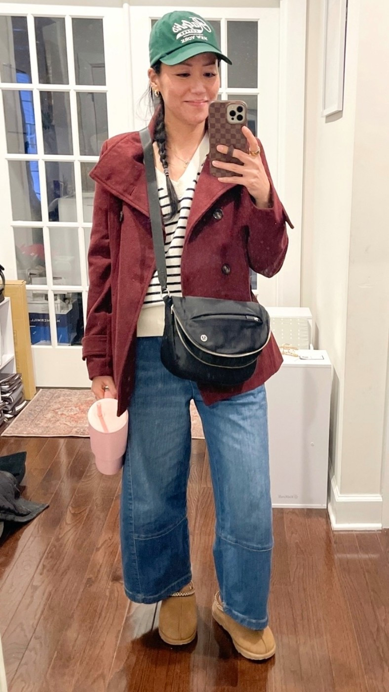 Exact sweater and coat are old 
Size XS jeans
Size kids 6 Uggs (equivalent to women’s size 8)
Purchase bag from US Ralph Lauren site (unable to link from there)

#LTKootd #LTKmomlife #LTKOver40