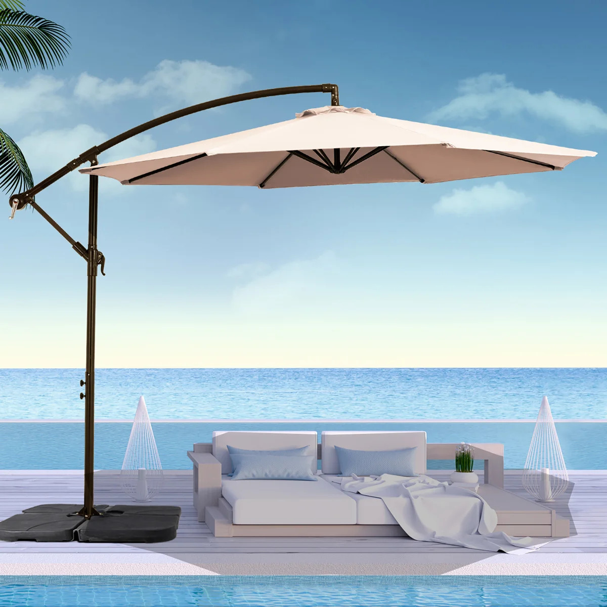 Hawkinsville 120'' Cantilever Umbrella | Wayfair North America