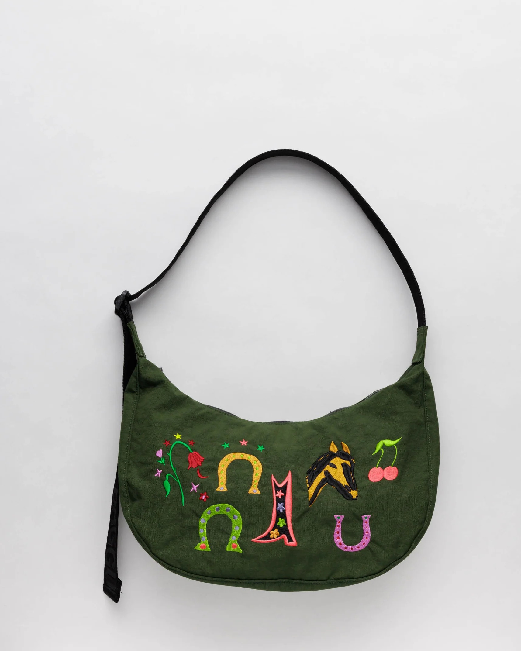 Medium Nylon Crescent Bag : Jessica Williams - Baggu | BAGGU