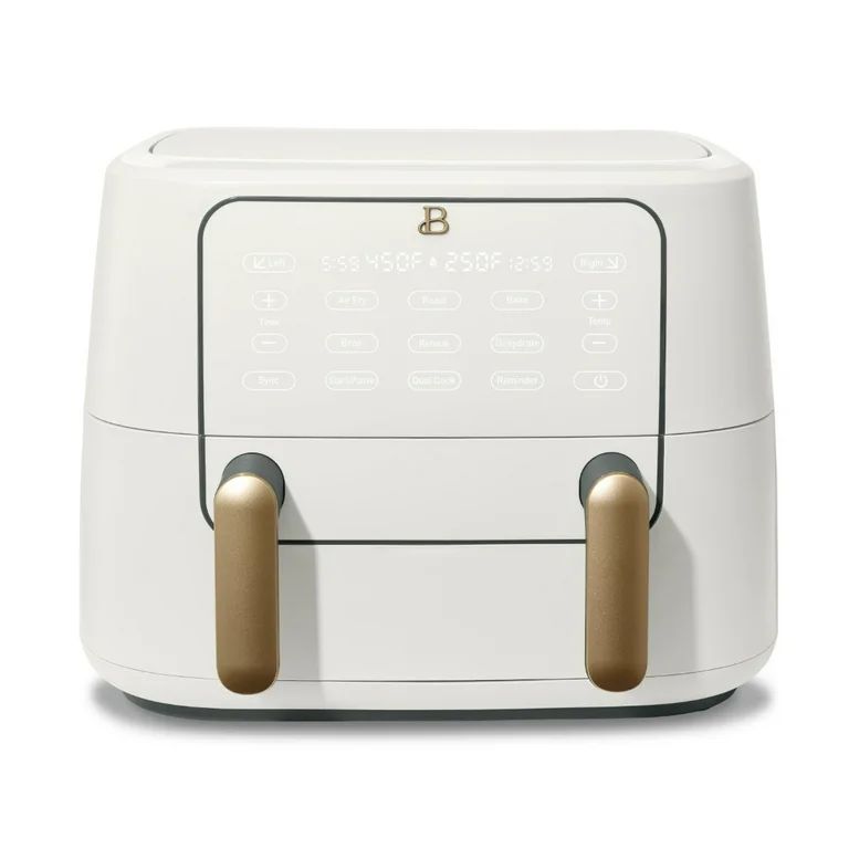 Beautiful 9QT TriZone Air Fryer, White Icing by Drew Barrymore - Walmart.com | Walmart (US)