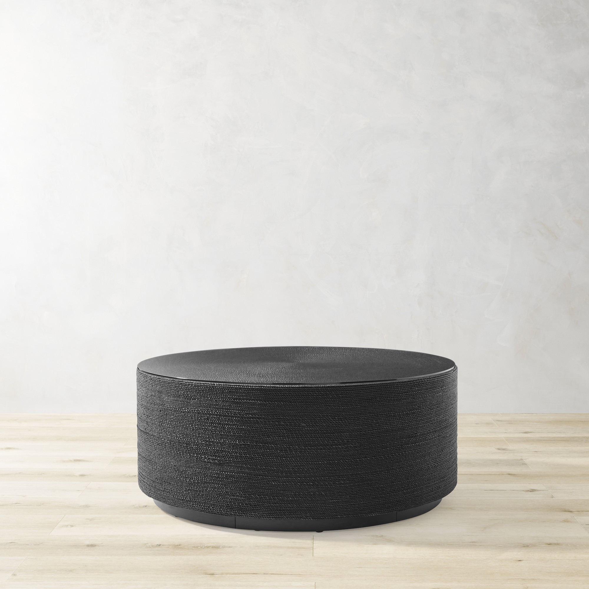 Point Reyes Round Coffee Table, Black (39") | Williams-Sonoma