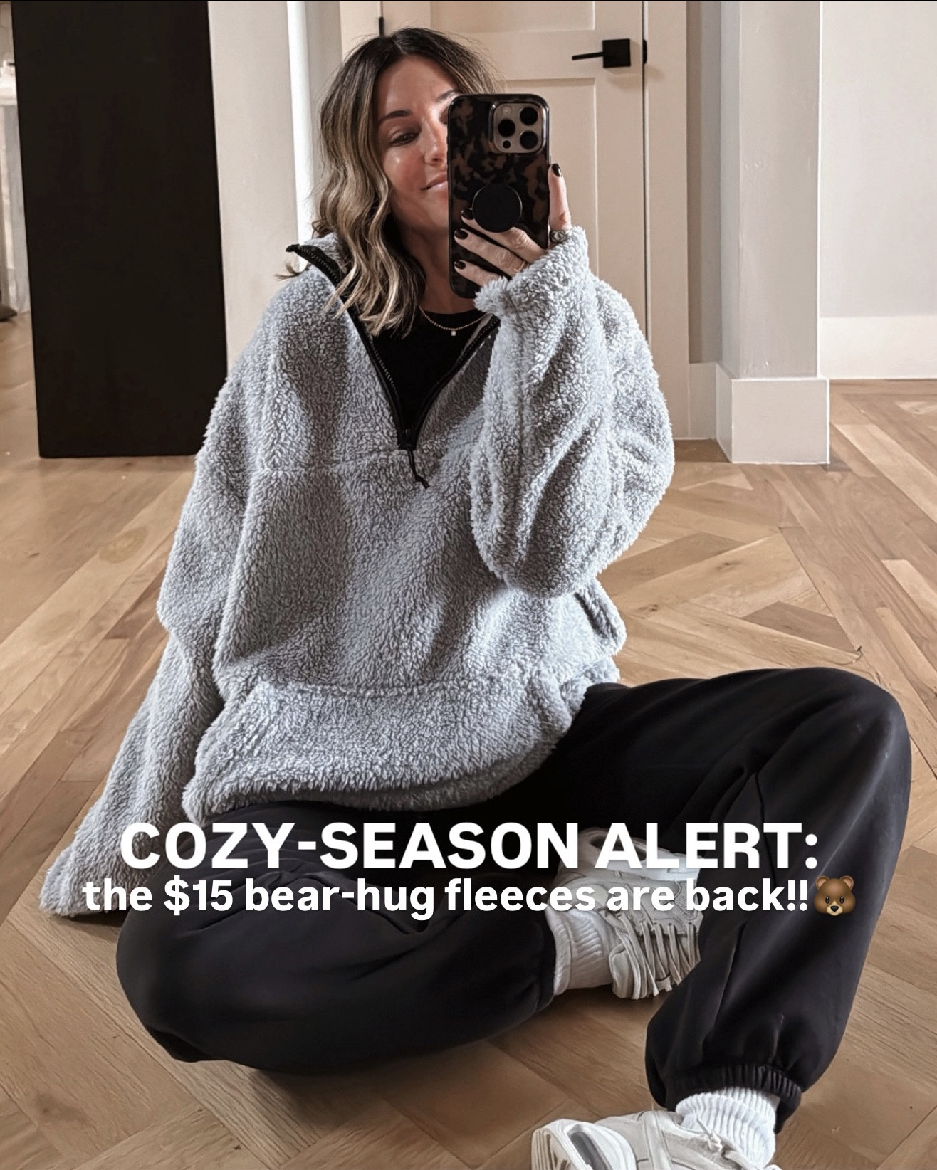 10/10!! So cozy and a BEST SELLER!! Wearing size medium. Sooo comfy and just $15!! 

#LTKmomlife #LTKSeasonal #LTKFindsUnder50