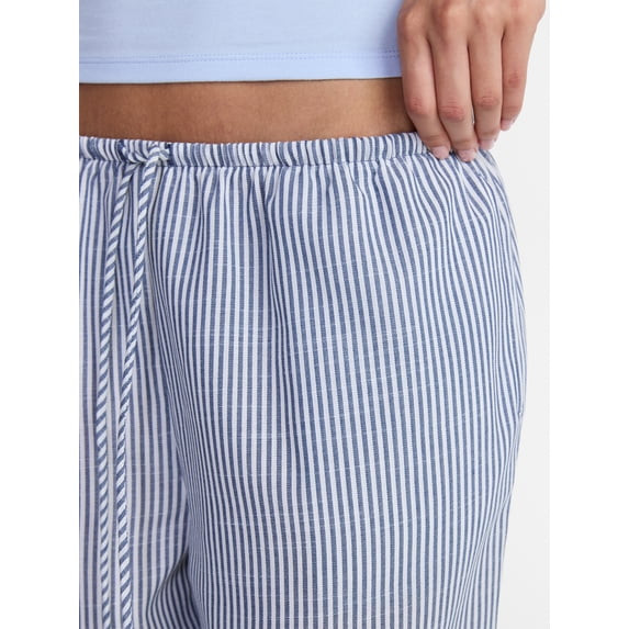 No Boundaries Drawstring Beach Pant, Women's and Women's Plus | Walmart (US)
