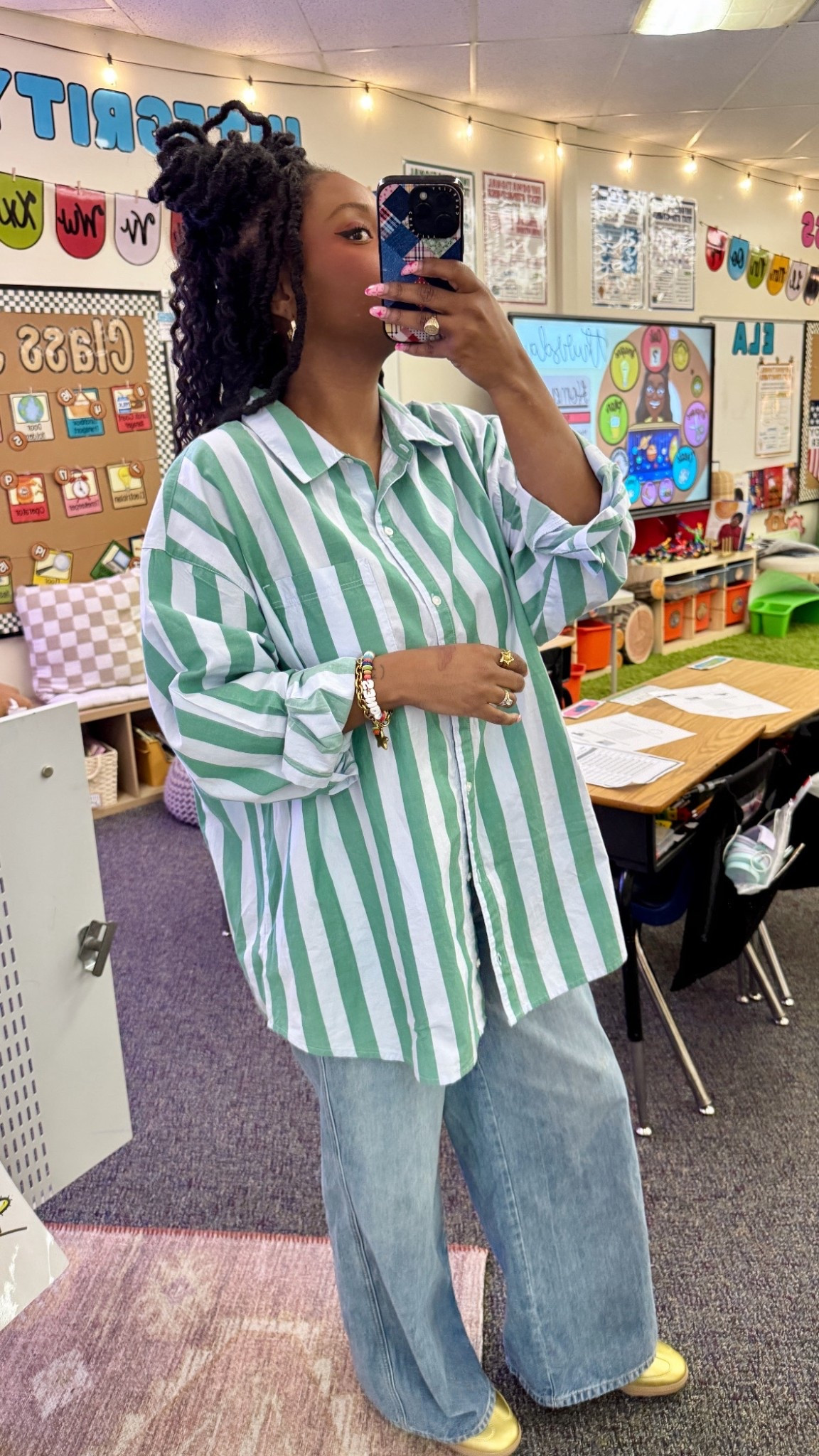 Thursday!
Shirt: Large
Jeans: 6

#LTKootd #LTKdayinmylife #LTKgrwm