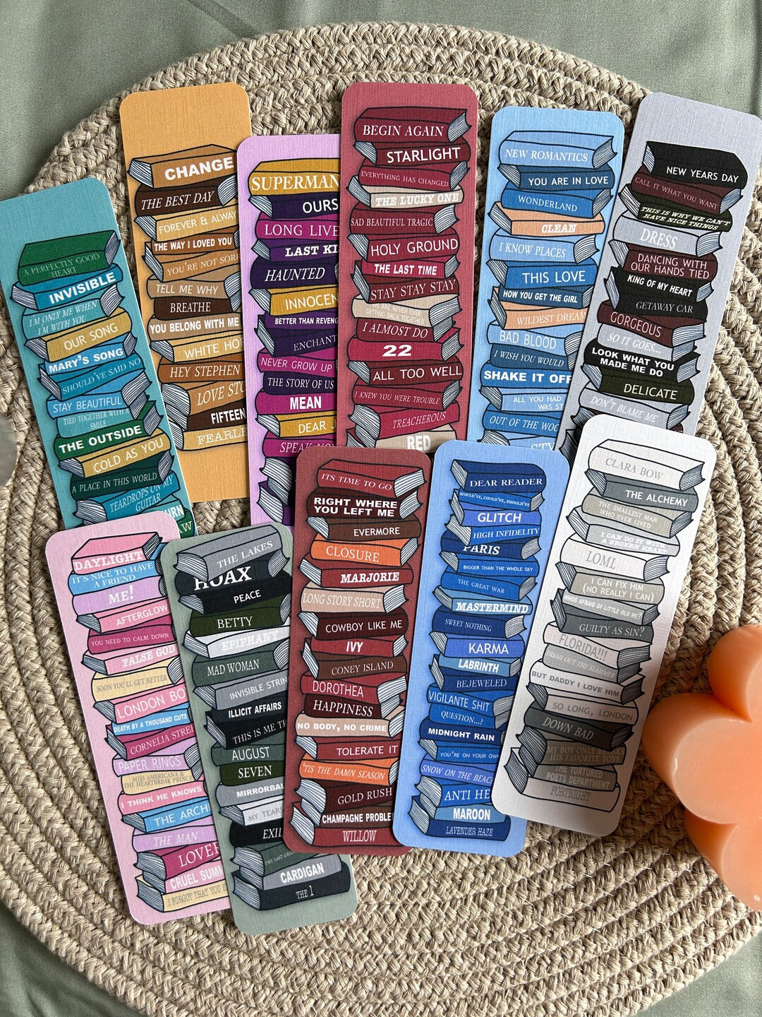 Tswift Album Bookmark Book Lover Gift Bookish Gift Swifitie Girlie Bookmark Eras Bookmark - Etsy | Etsy (US)