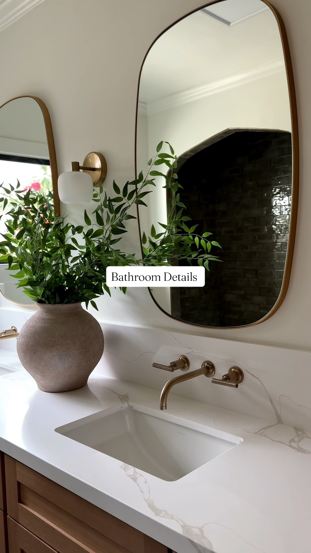 Bathroom Details ✨  Olive Green Tile made in Spain 🫶🏼

#LTKHome