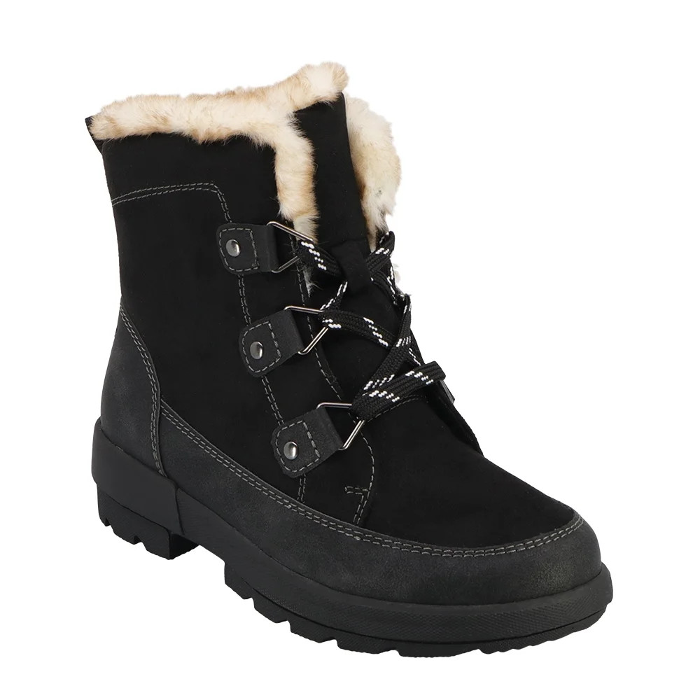Khombu Women's Stomp Short Waterproof Winter Snow Boot - Walmart.com | Walmart (US)