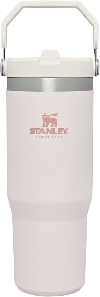 Stanley IceFlow Flip Straw Tumbler with Handle | Twist On Lid and Flip Up Straw | Leak Resistant ... | Amazon (US)
