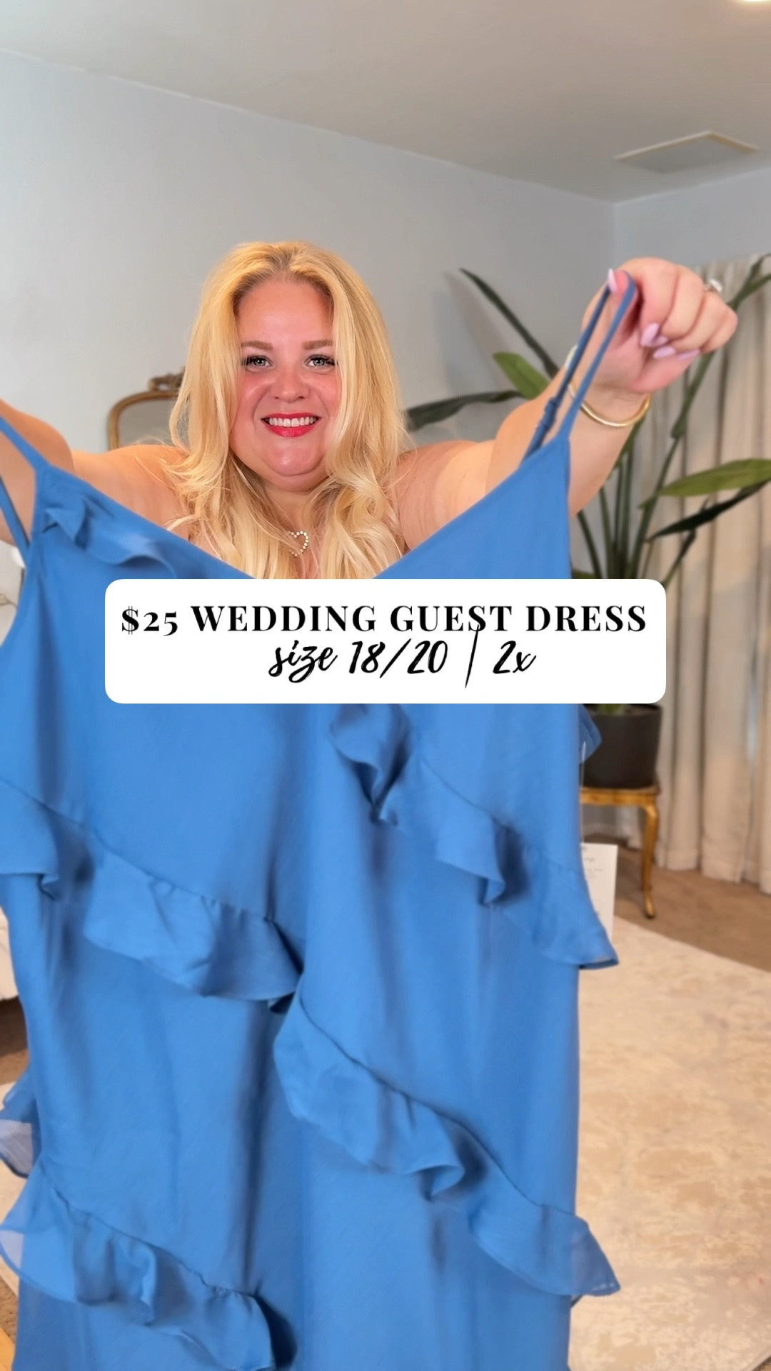 Sale alert! This dress comes in a few colors and fits like a glove and it’s just $25 today! 
Wearing size 1X it’s non-stretch 

#LTKWedding #LTKPlusSize #LTKStyleTip