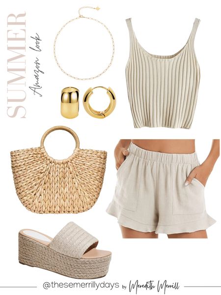Summer Amazon Look

Summer  Amazon look  Straw bag  Neutral outfit  Platform sandals

#LTKunder100 #LTKstyletip #LTKunder50