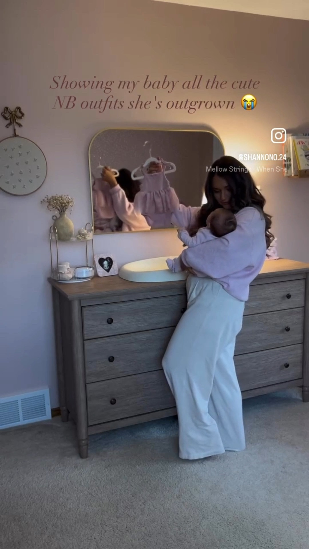 Just found this in my drafts from October...😭 Madelyn had just outgrown her newborn clothes and I was packing them away. Look at my squishy (and sleepy) baby! 
Time, slow down!!!🥹

#LTKdayinmylife #LTKBaby #LTKmomlife