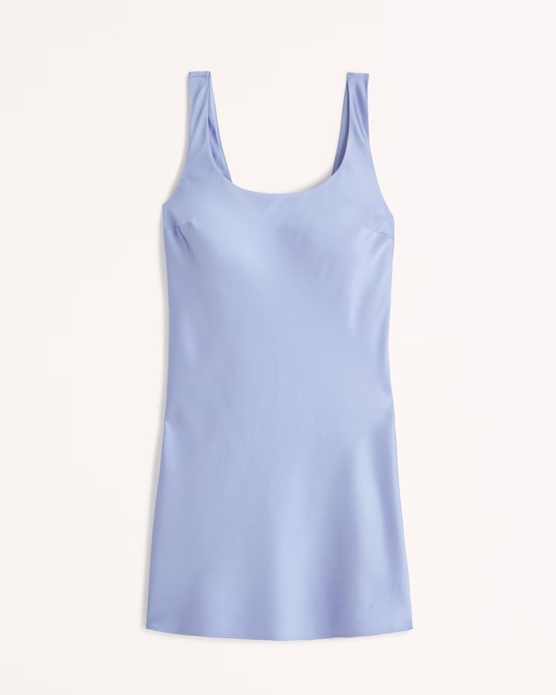 Satin Slip Mini Dress | Abercrombie & Fitch (US)