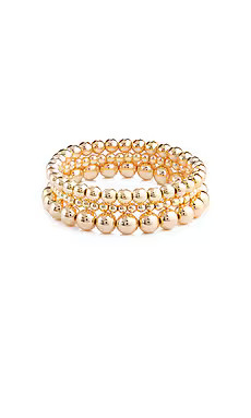 SHASHI Paloma Bracelet Set in Gold from Revolve.com | Revolve Clothing (Global)